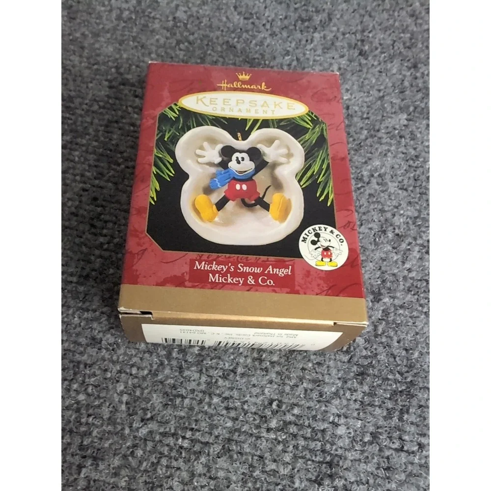 Hallmark Keepsake 1997 Disney Mickey's Snow Angel Mickey & Co Christmas Ornament